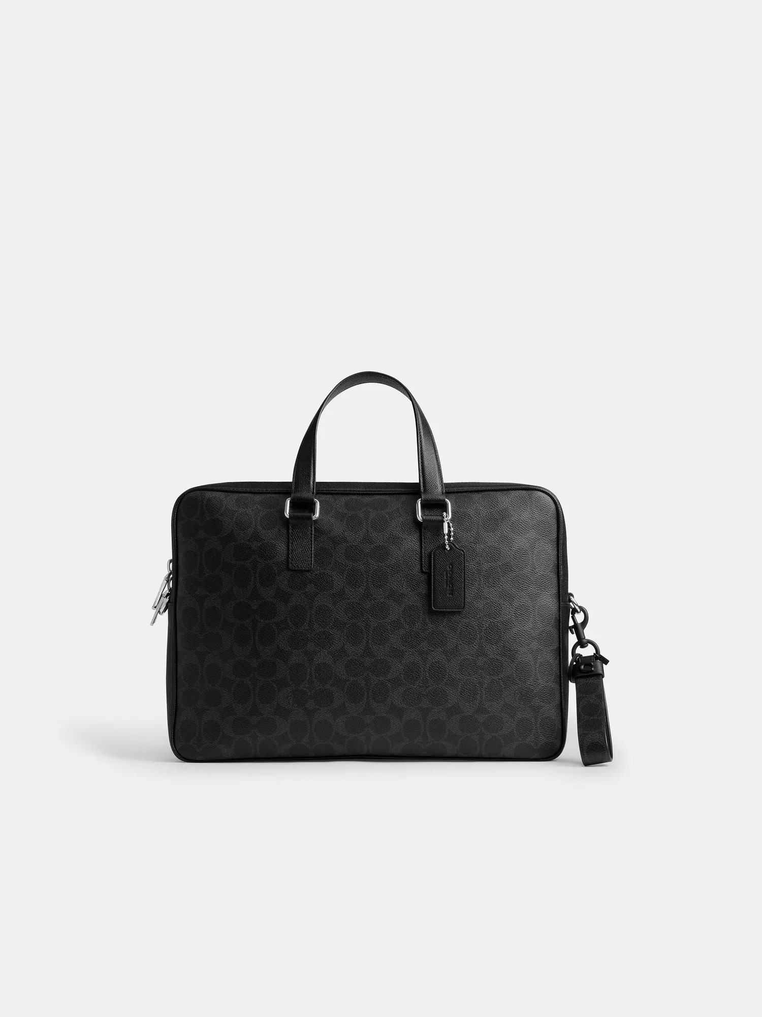 Брелок-петля для сумки Coach из канвы Signature — 2