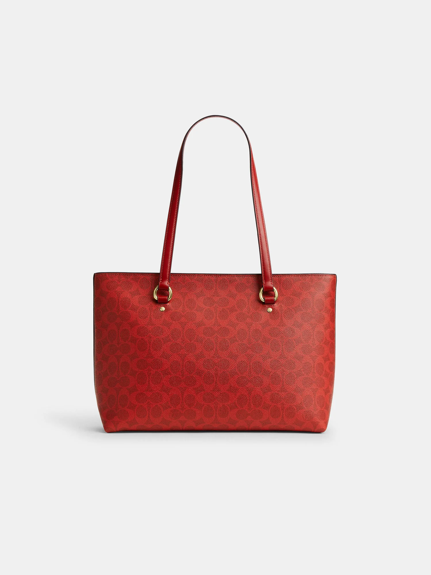 Сумка-тоут Coach Station в фирменном холсте — 11