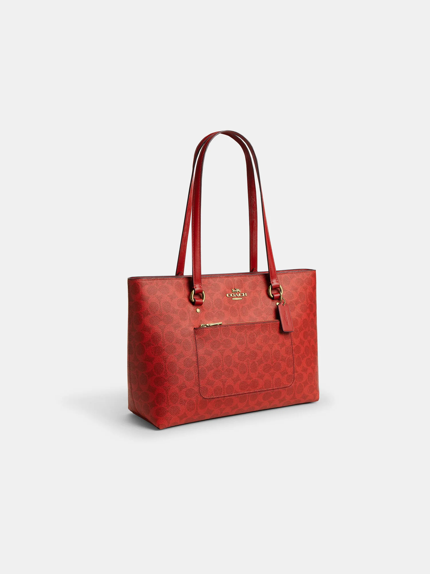 Сумка-тоут Coach Station в фирменном холсте — 18