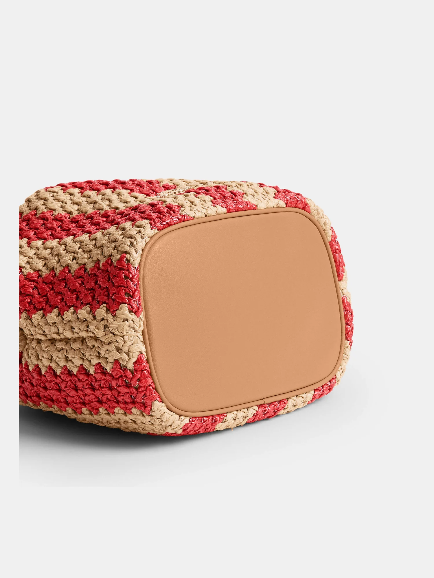 Мини-сумка Coach Faye на кулиске в полоску — 13