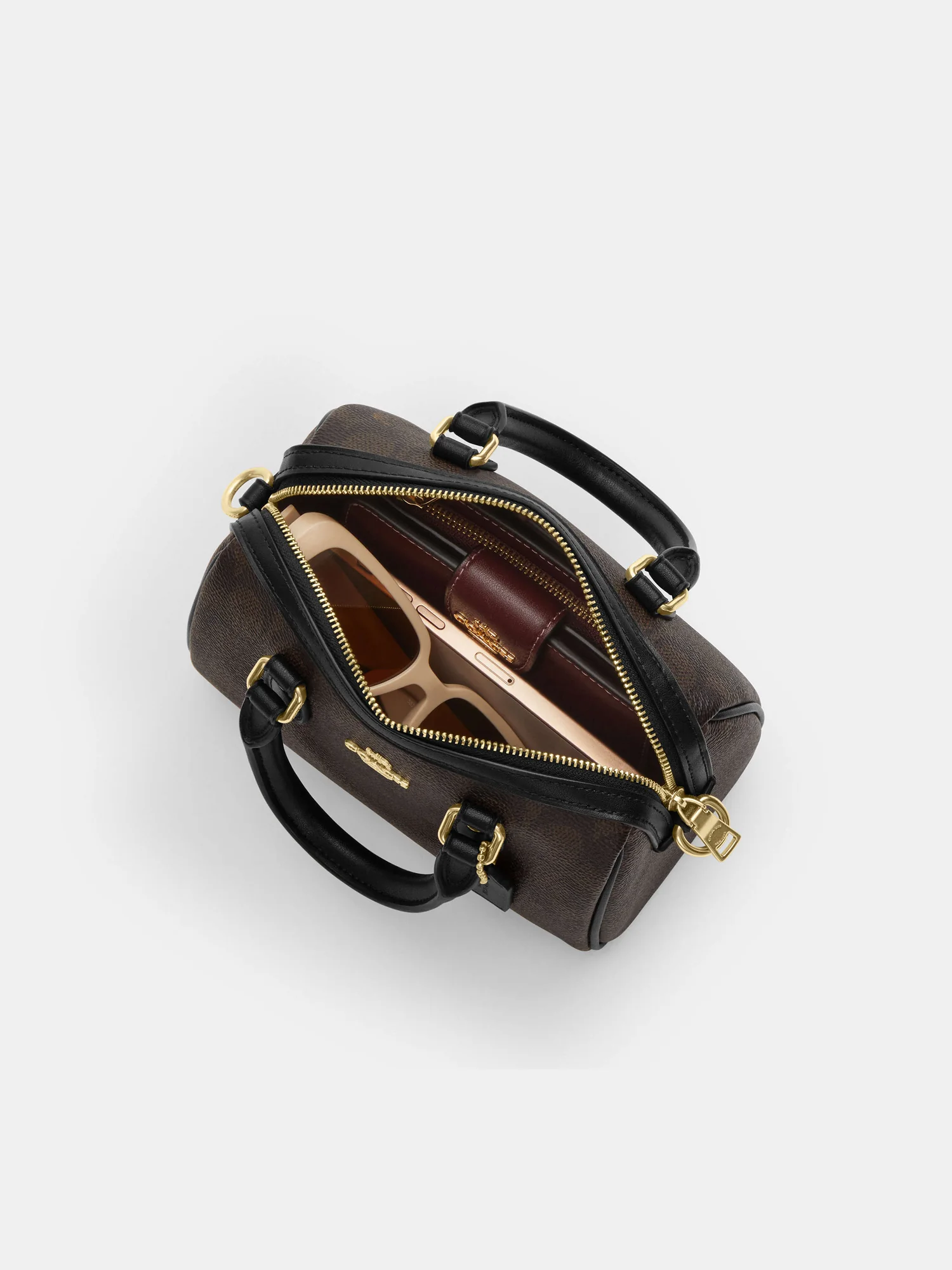 Мини-сумка Coach Rowan с фирменным принтом — 20