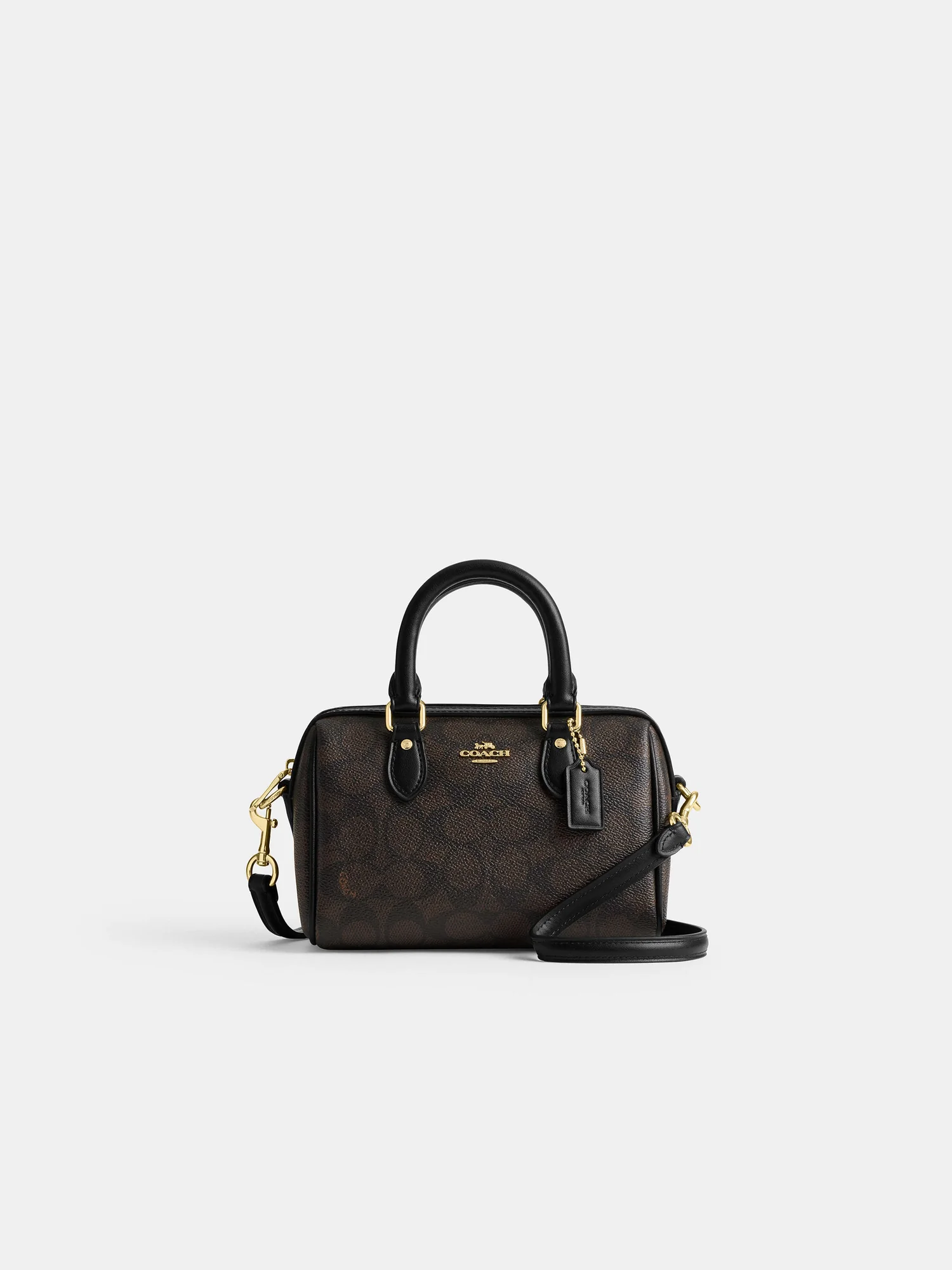 Мини-сумка Coach Rowan с фирменным принтом — 6