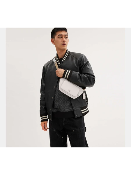 Мужская поясная сумка Coach из зернистой кожи