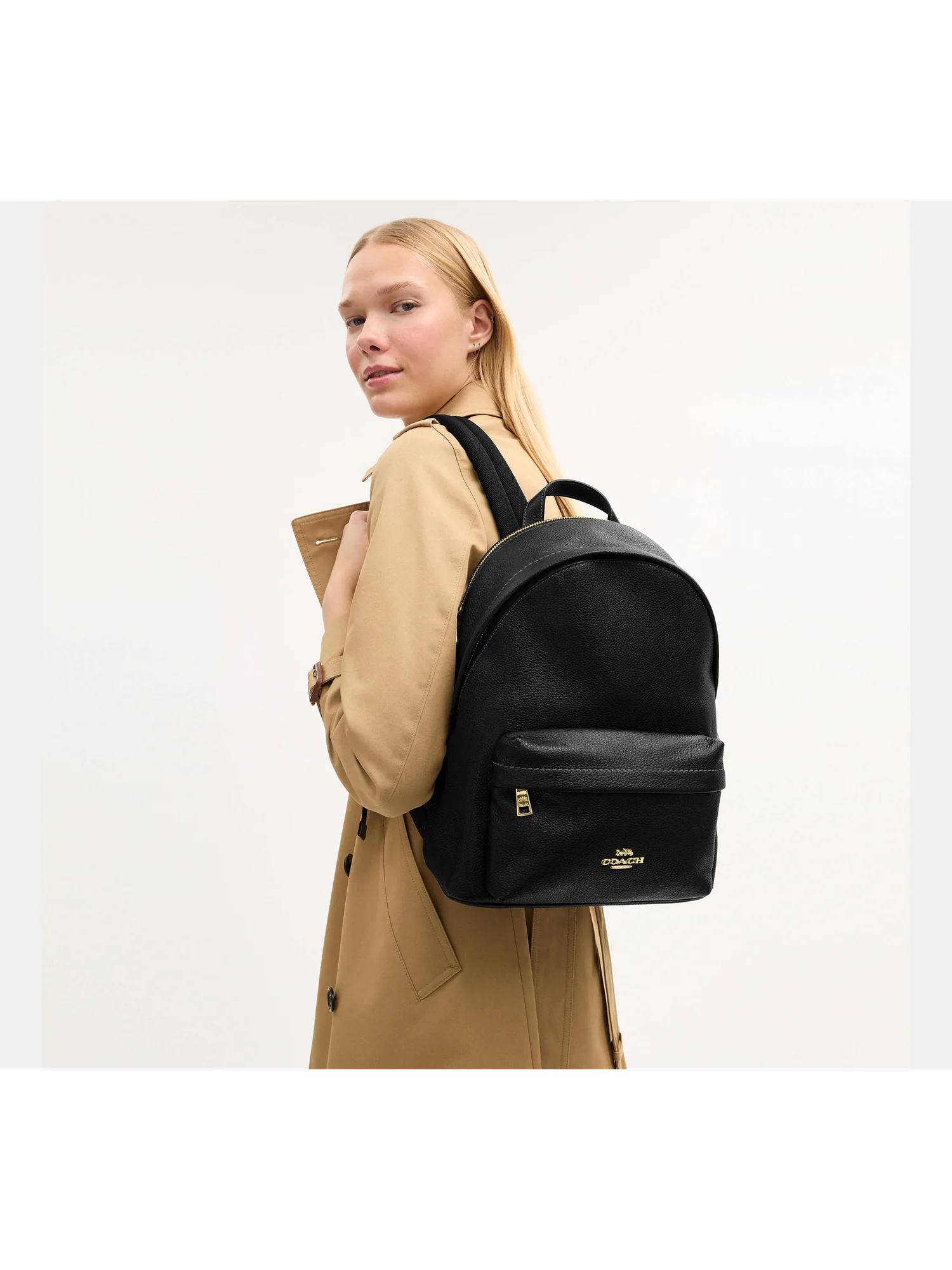 Рюкзак Coach Taylor Small из зернистой кожи — 14