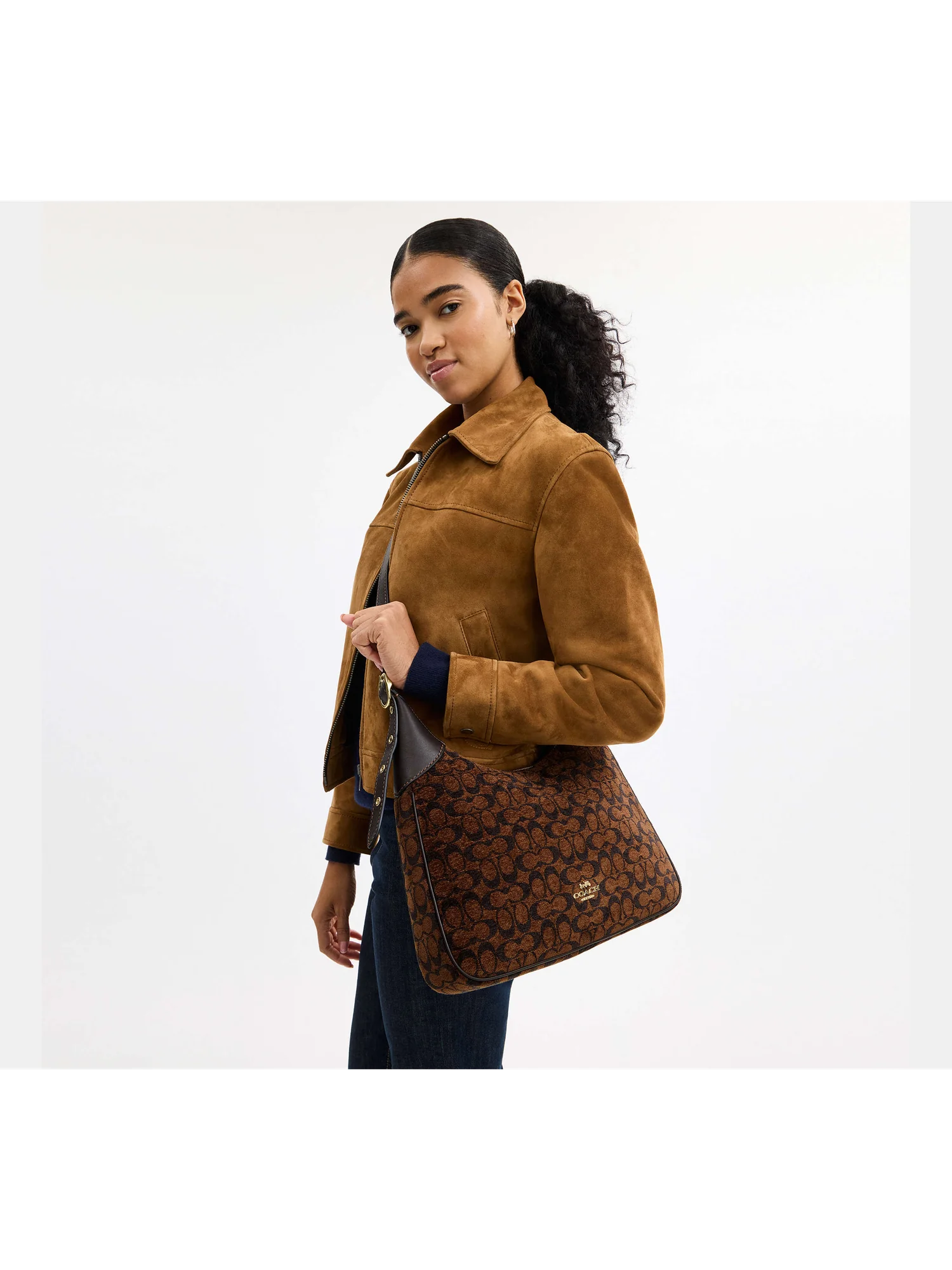 Сумка на плечо Coach Ella Signature Chenille — 8