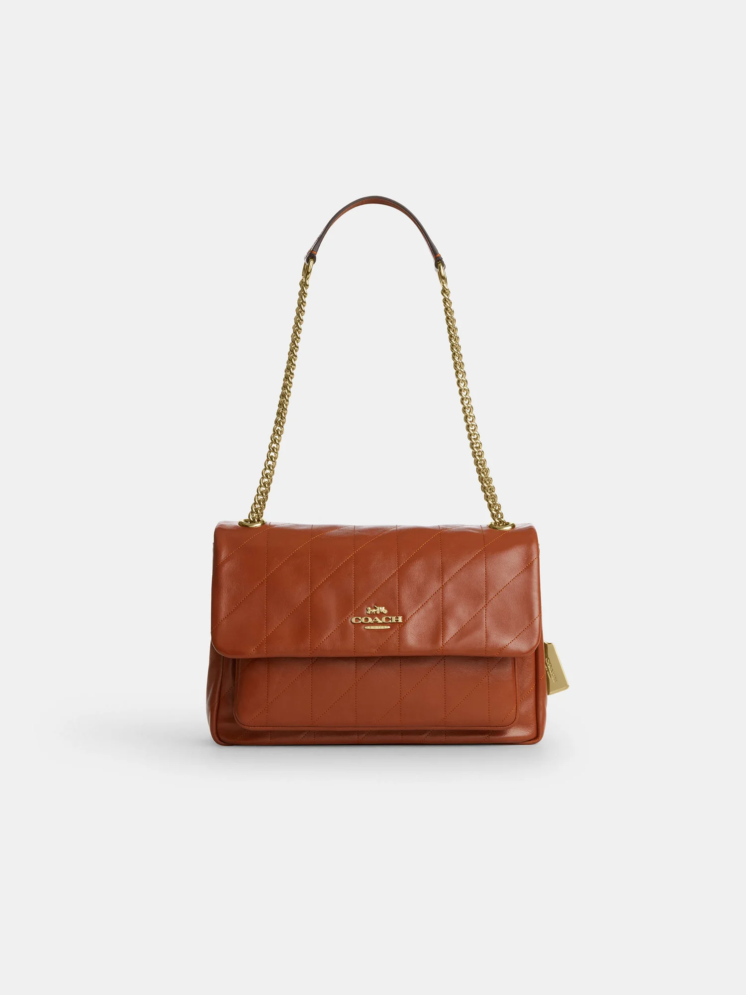 Сумка-кроссбоди Coach Elodie со стёжкой — 7