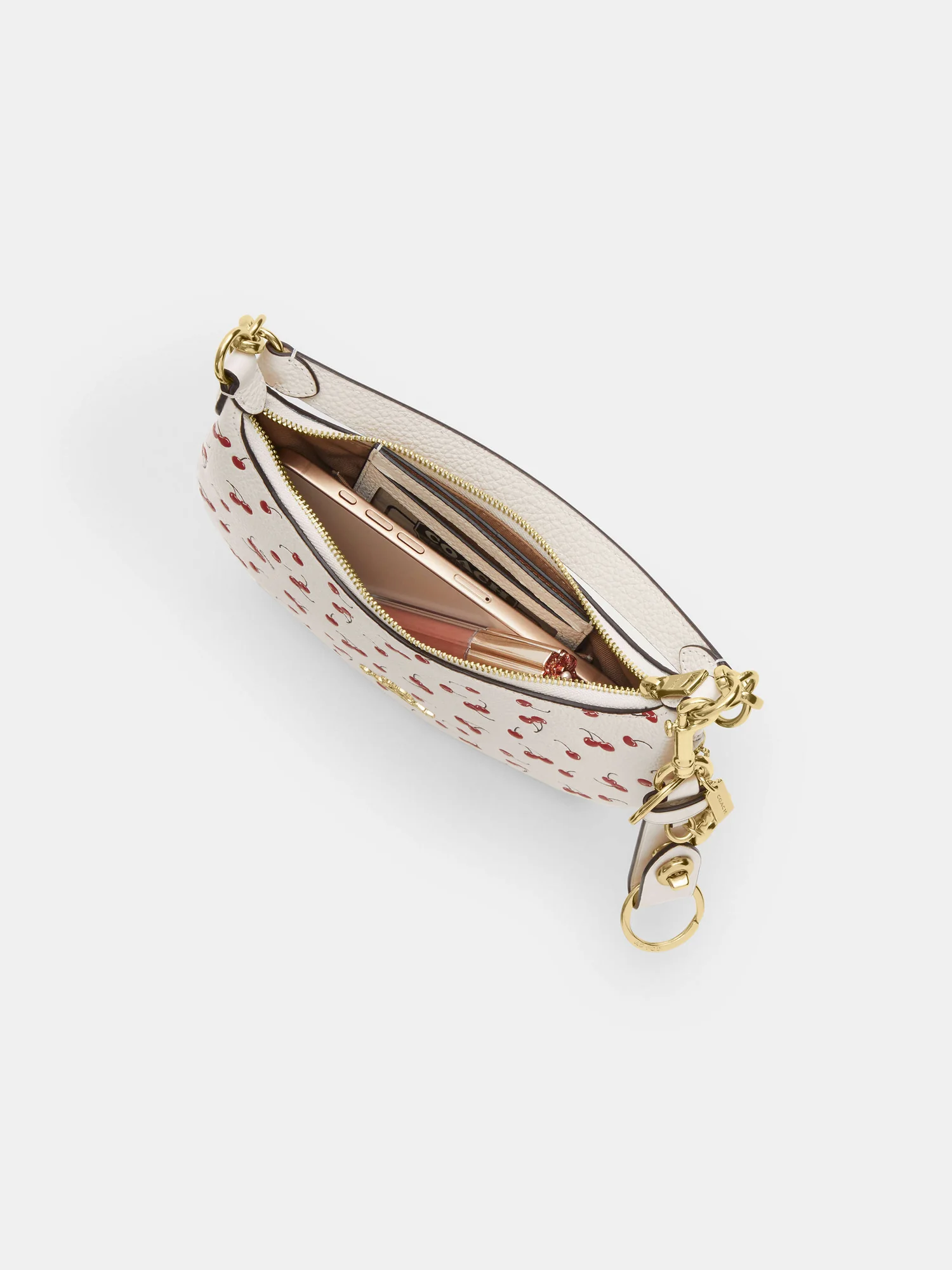 Мини-сумка Coach Payton с принтом вишни — 9