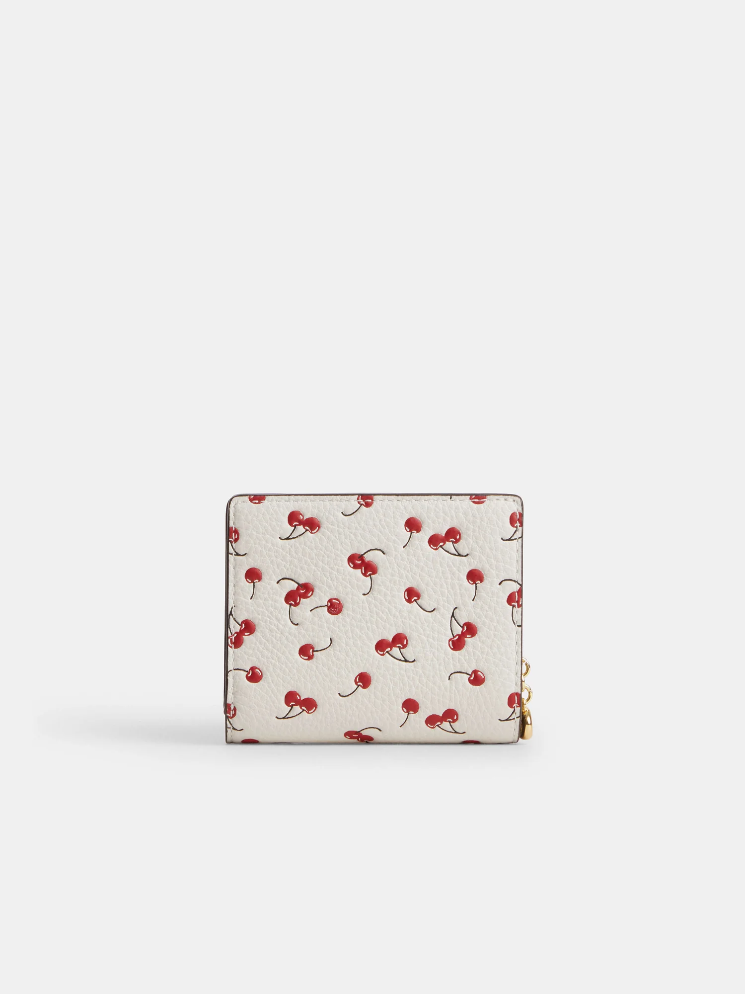 Кошелёк Coach на кнопке с принтом вишни — 14