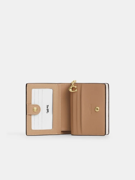 Кошелёк Coach на кнопке с принтом вишни
