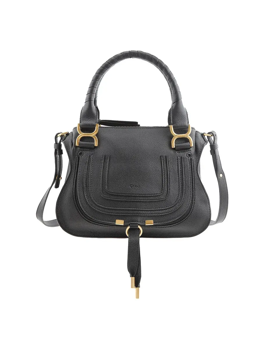 Сумка для переноски двойная Chloé Marcie Small — черный