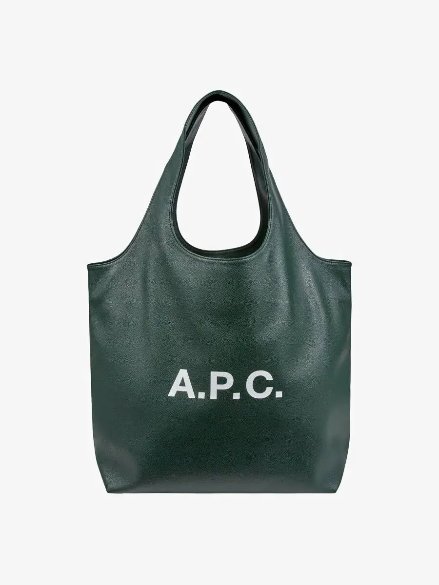 Сумка-тоут A.P.C. Ninon темно-зеленого цвета — зеленый