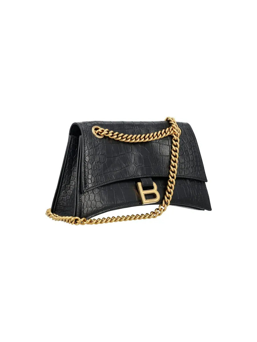 Сумка Balenciaga Crush Chain — изображение 2 из 5, черный