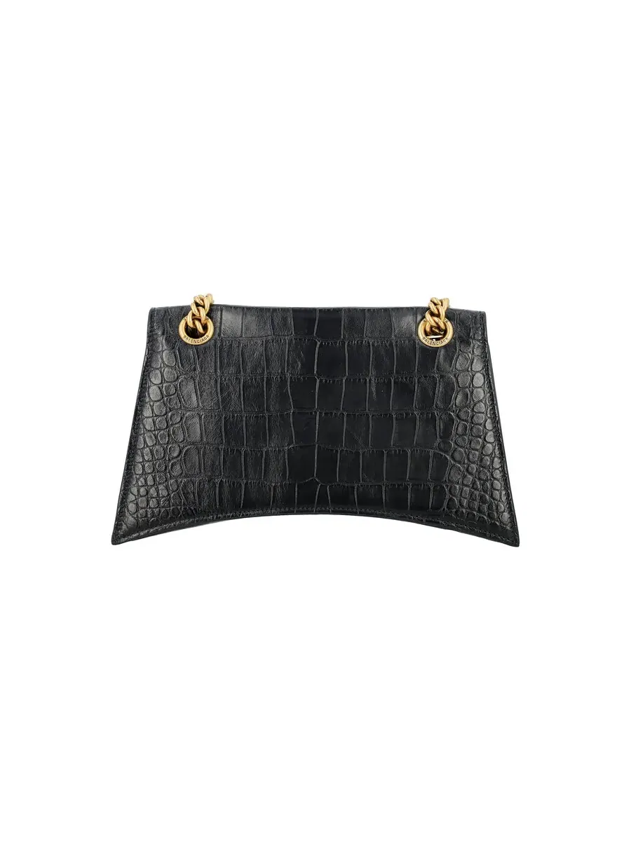 Сумка Balenciaga Crush Chain — изображение 4 из 5, черный