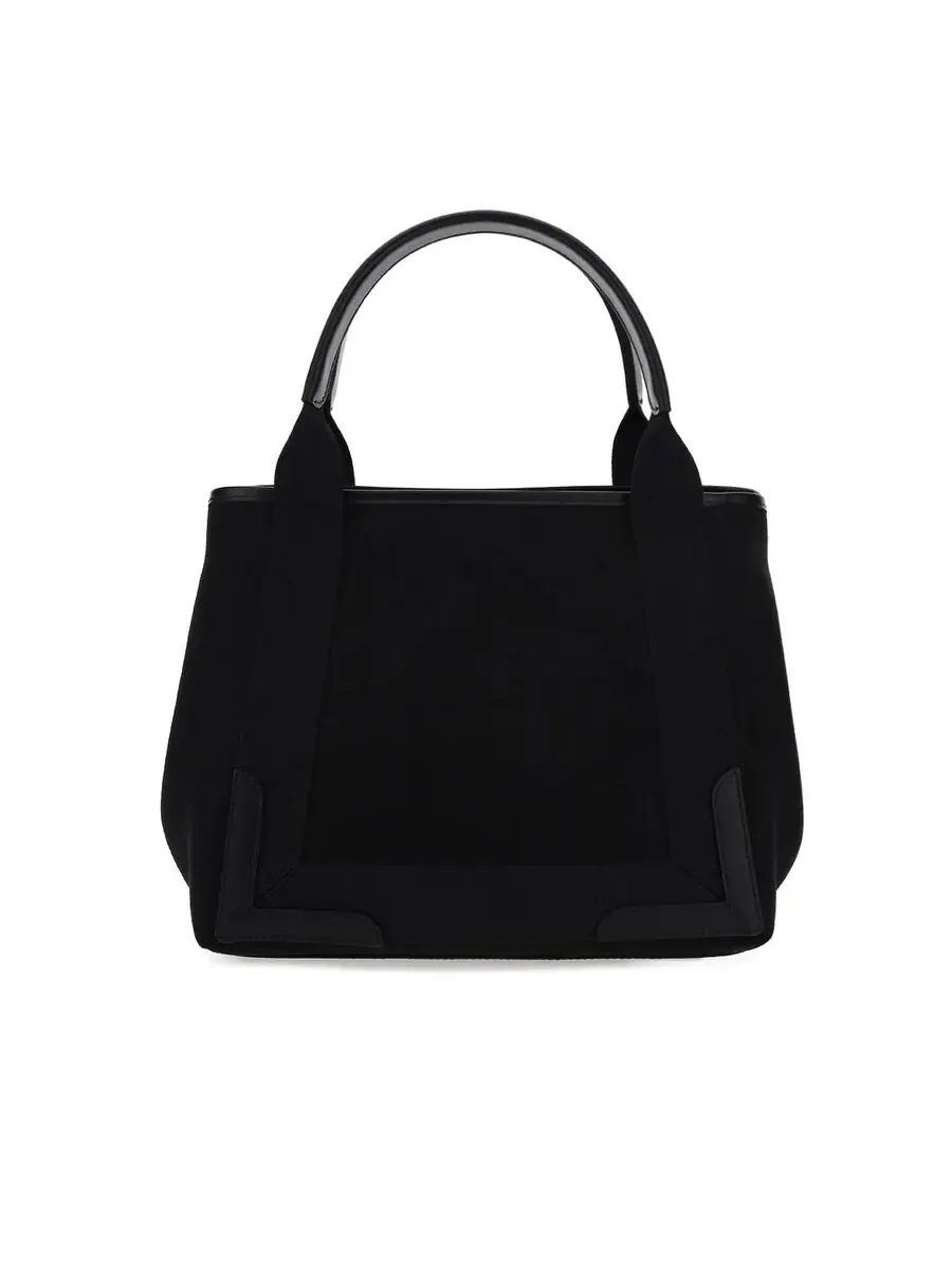 Сумка-тоут Balenciaga Small Cabas с логотипом — изображение 2 из 3, черный/черный