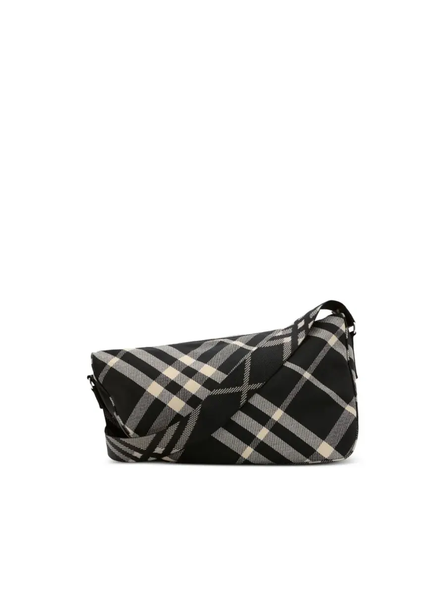 Большая сумка-мессенджер Burberry с клетчатым щитом — 2