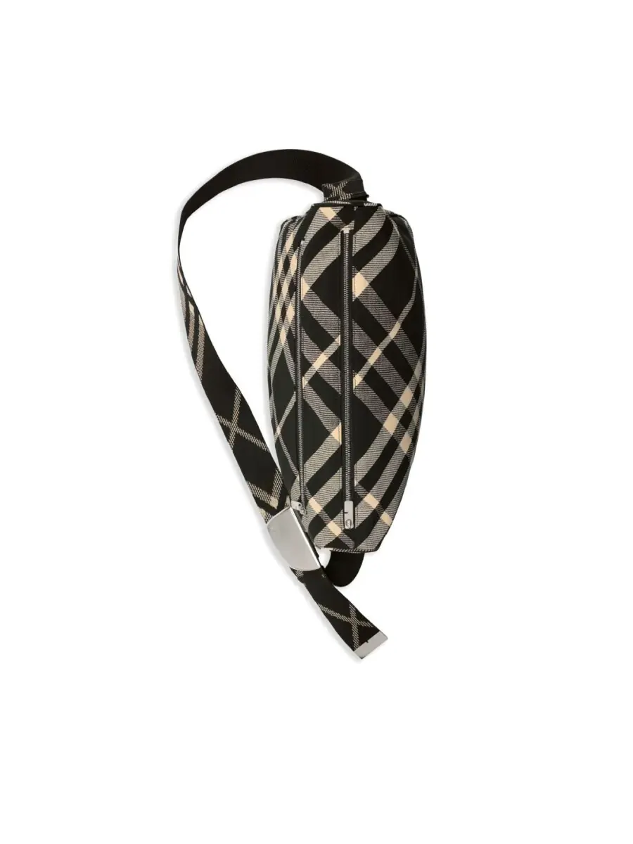 Большая сумка-мессенджер Burberry с клетчатым щитом — 4