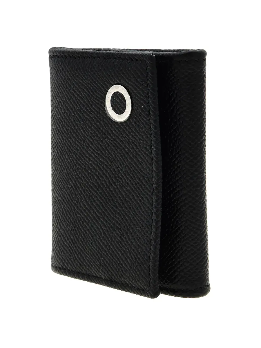 Монетница Bvlgari Bvlgari Man из телячьей кожи 282231 — изображение 2 из 4, черный