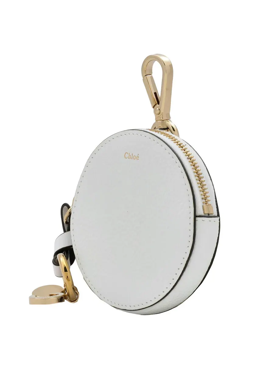 Кошелек для монет Chloé Crystal White Alphabet — изображение 2 из 4, белый
