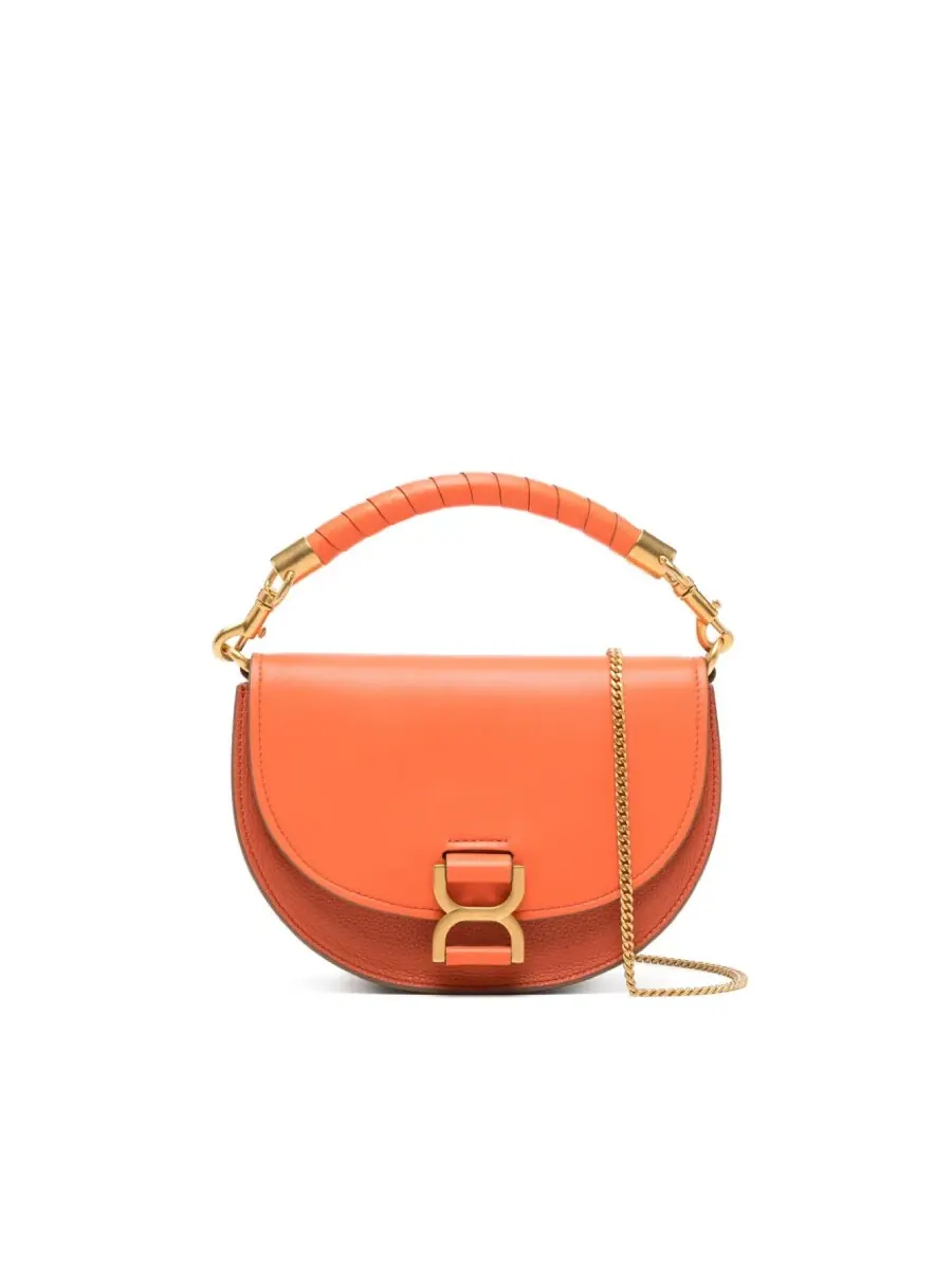Сумка-тоут Chloé Marcie Chain Flap из кожи