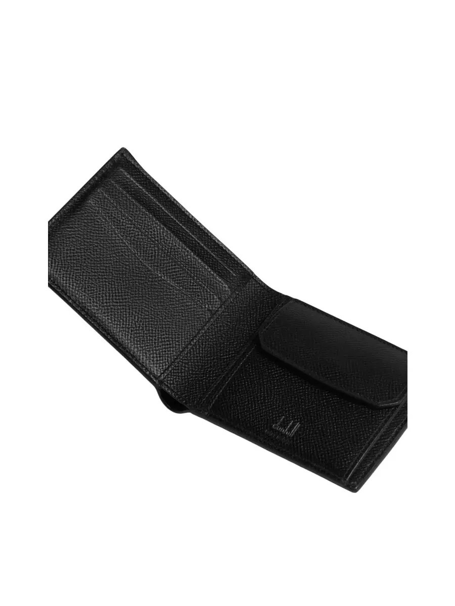 Кошелек для монет и купюр Dunhill Cadogan 4cc из кожи — изображение 2 из 3, оливковый