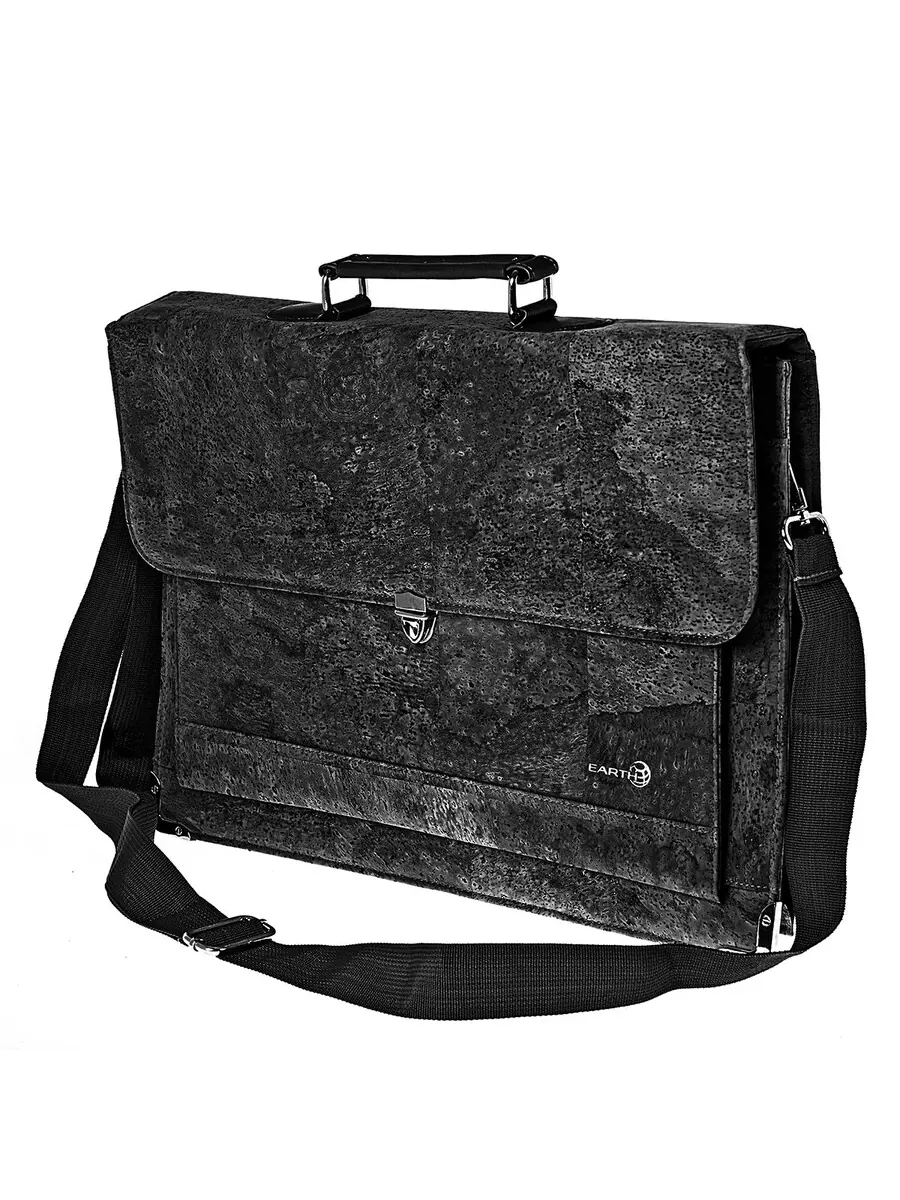 Портфель Earth Cork Faro Black CK3002 — 2