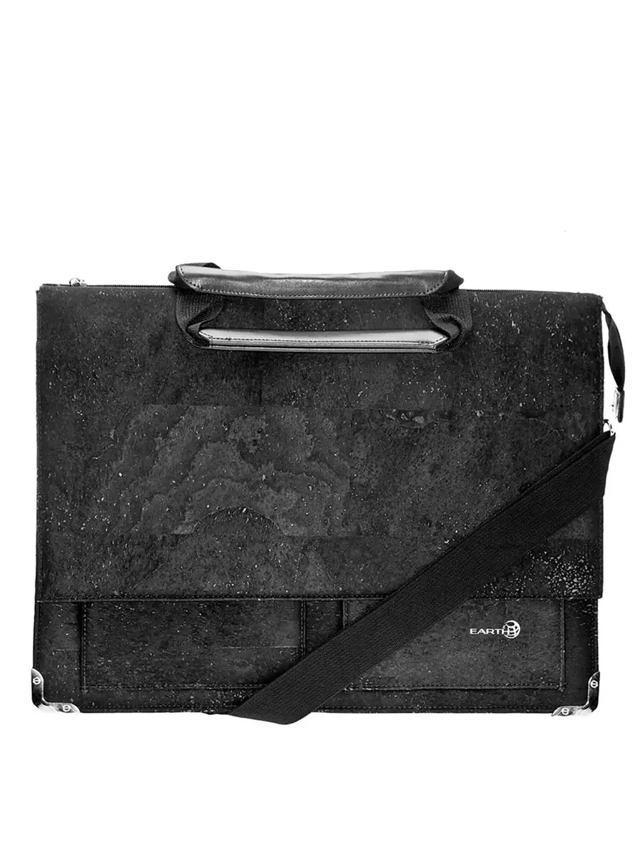 Earth Cork Земля Корк Тондела Черный Портфель CK4002