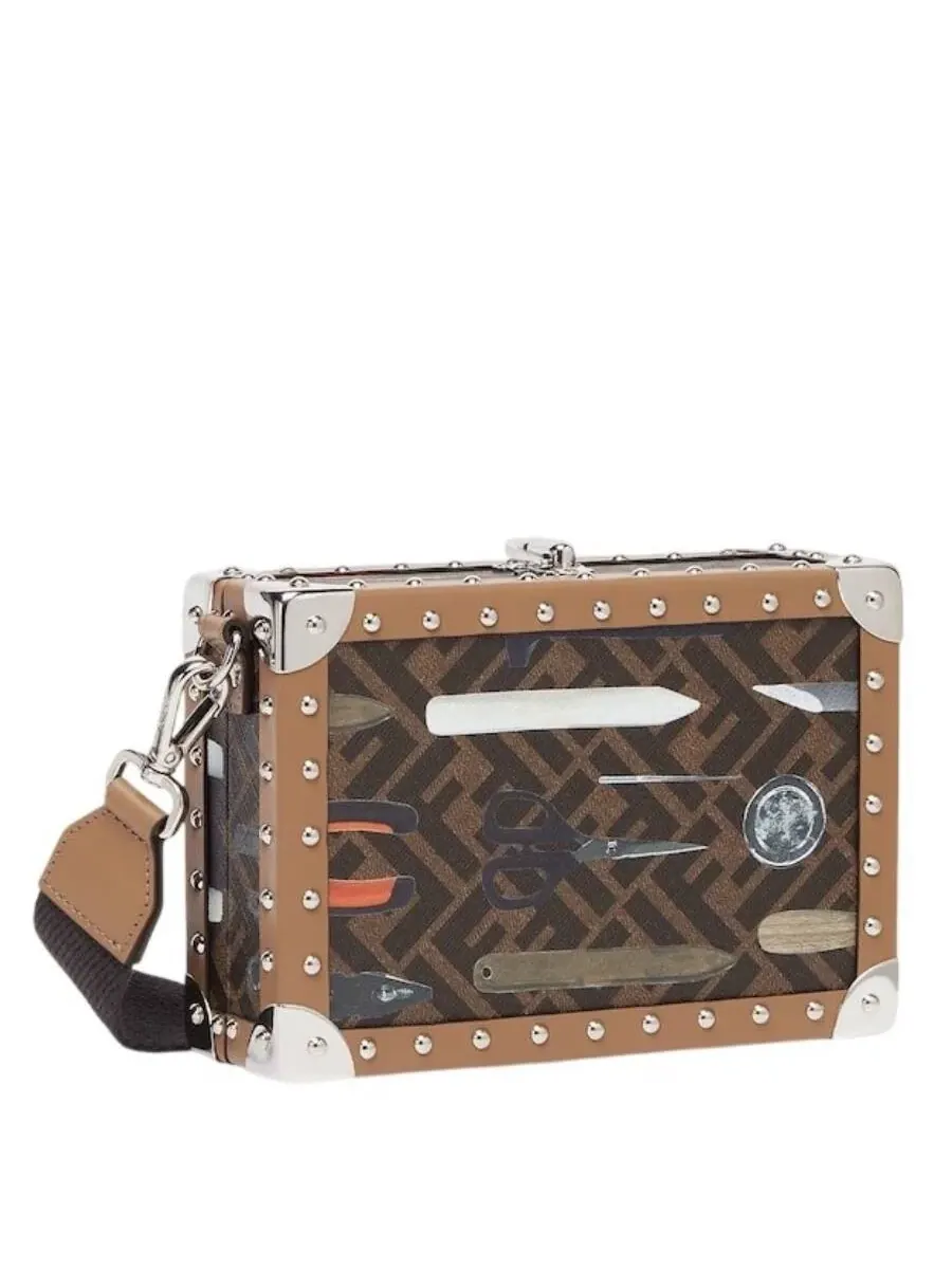 Прямоугольная сумка-кейс для телефона Fendi FF — 2