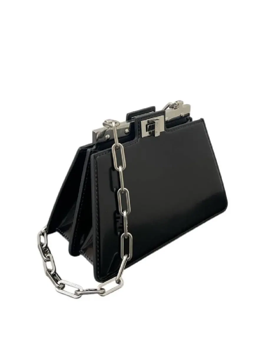 Сумка Fendi Peekaboo с ручкой-цепочкой — 2