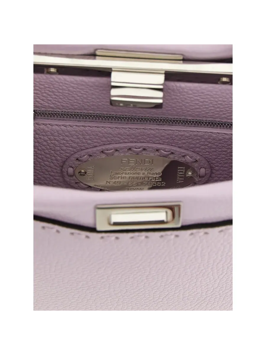 Мини-сумка Fendi Peekaboo — изображение 4 из 4, фиолетовый