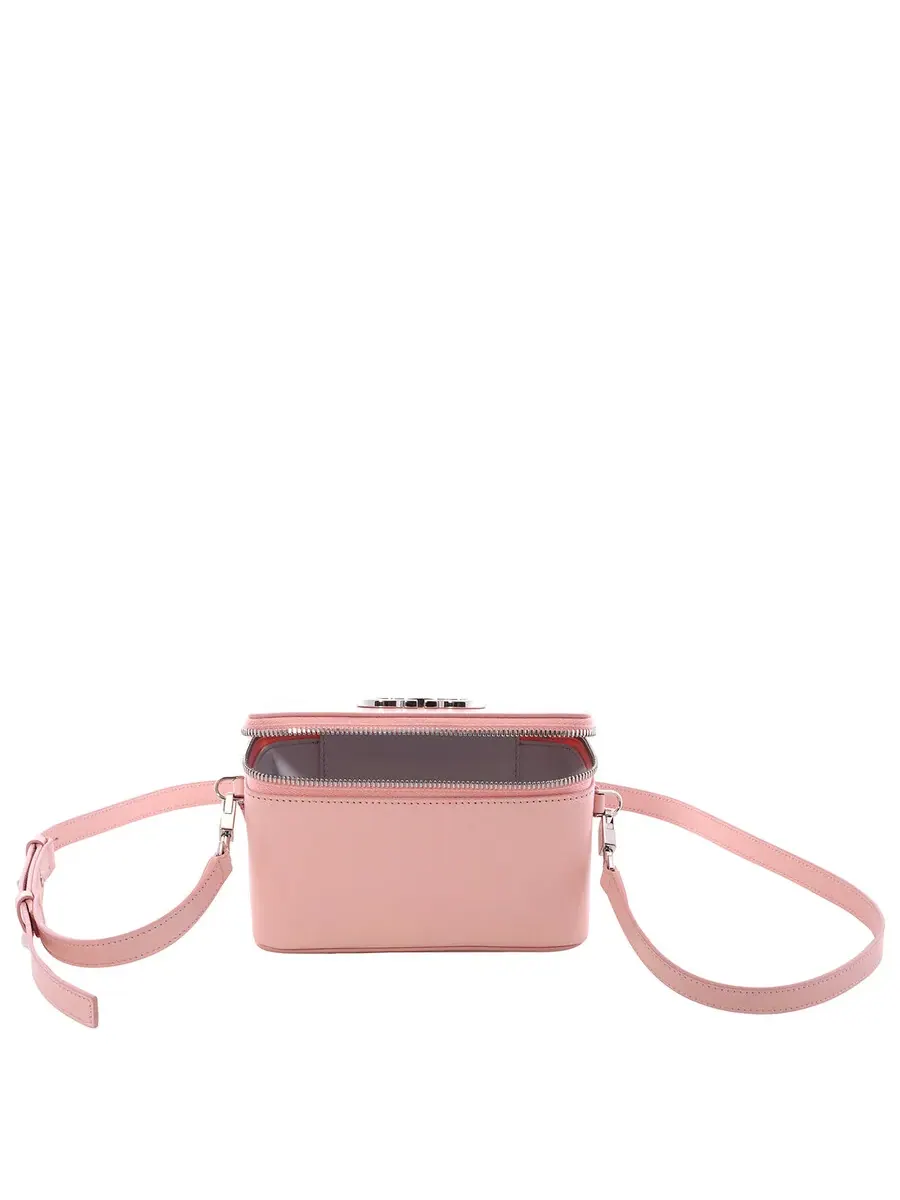 Сумка Ferragamo Zip-Around Gancini Beauty Case — изображение 6 из 6, розовый