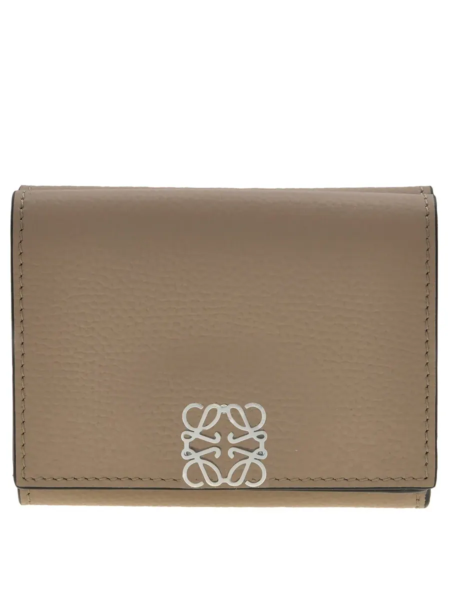 Кошелек Loewe Anagram Trifold - Песочный — бежевый
