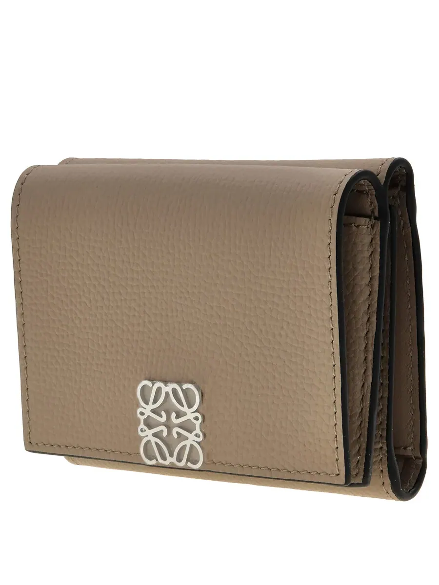 Кошелек Loewe Anagram Trifold - Песочный — изображение 2 из 4, бежевый