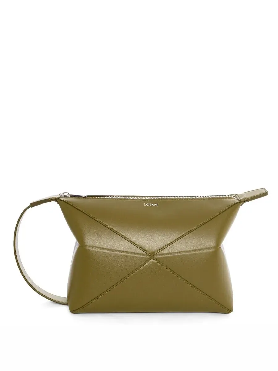 Косметичка Loewe Puzzle Fold - оливковый