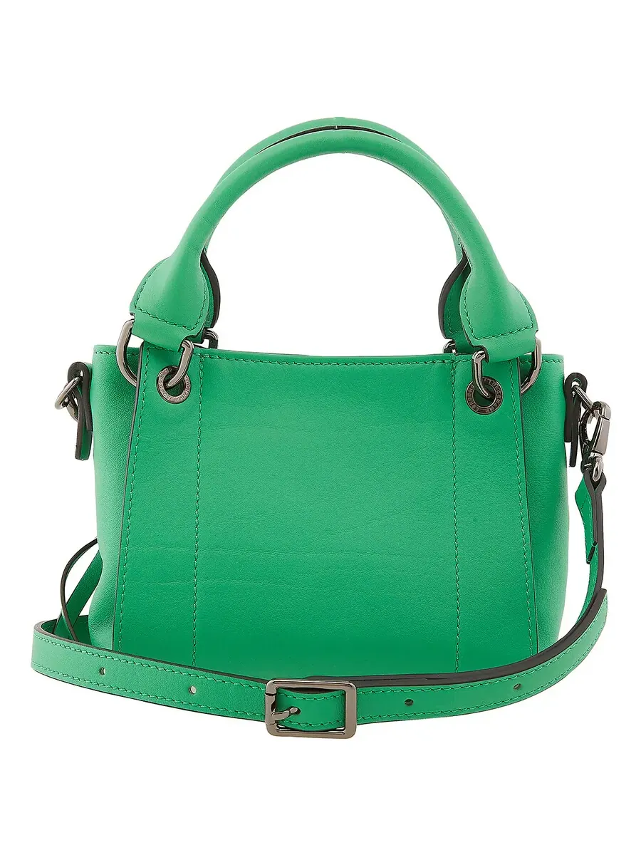 Сумка Longchamp 3D XS зеленая - кожа — изображение 5 из 6, зеленый