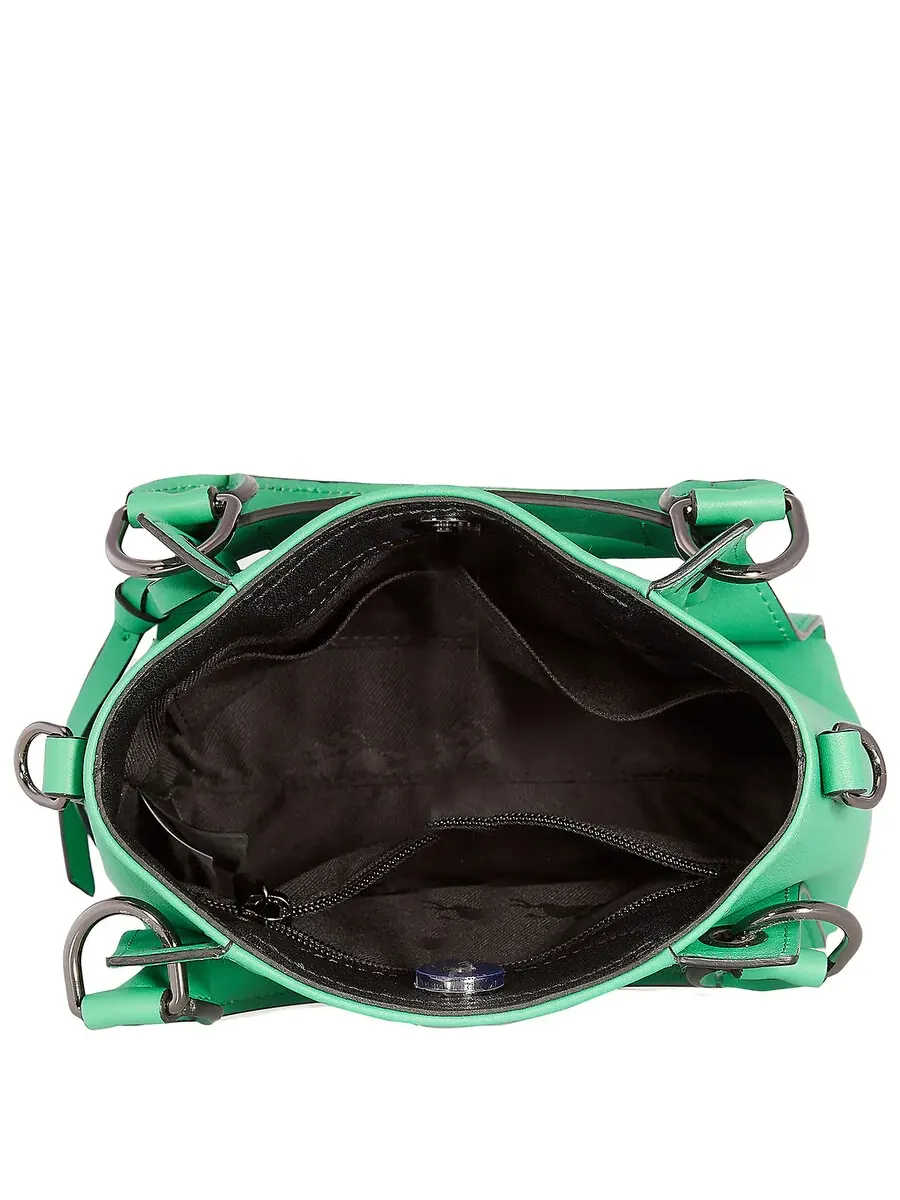 Сумка Longchamp 3D XS зеленая - кожа — изображение 6 из 6, зеленый