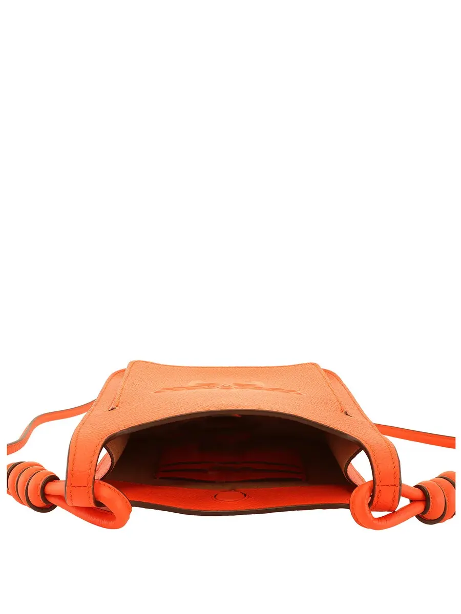 Мини-сумка через плечо MCM Mini Himmel Hobo - оранжевая — изображение 5 из 5, оранжевый