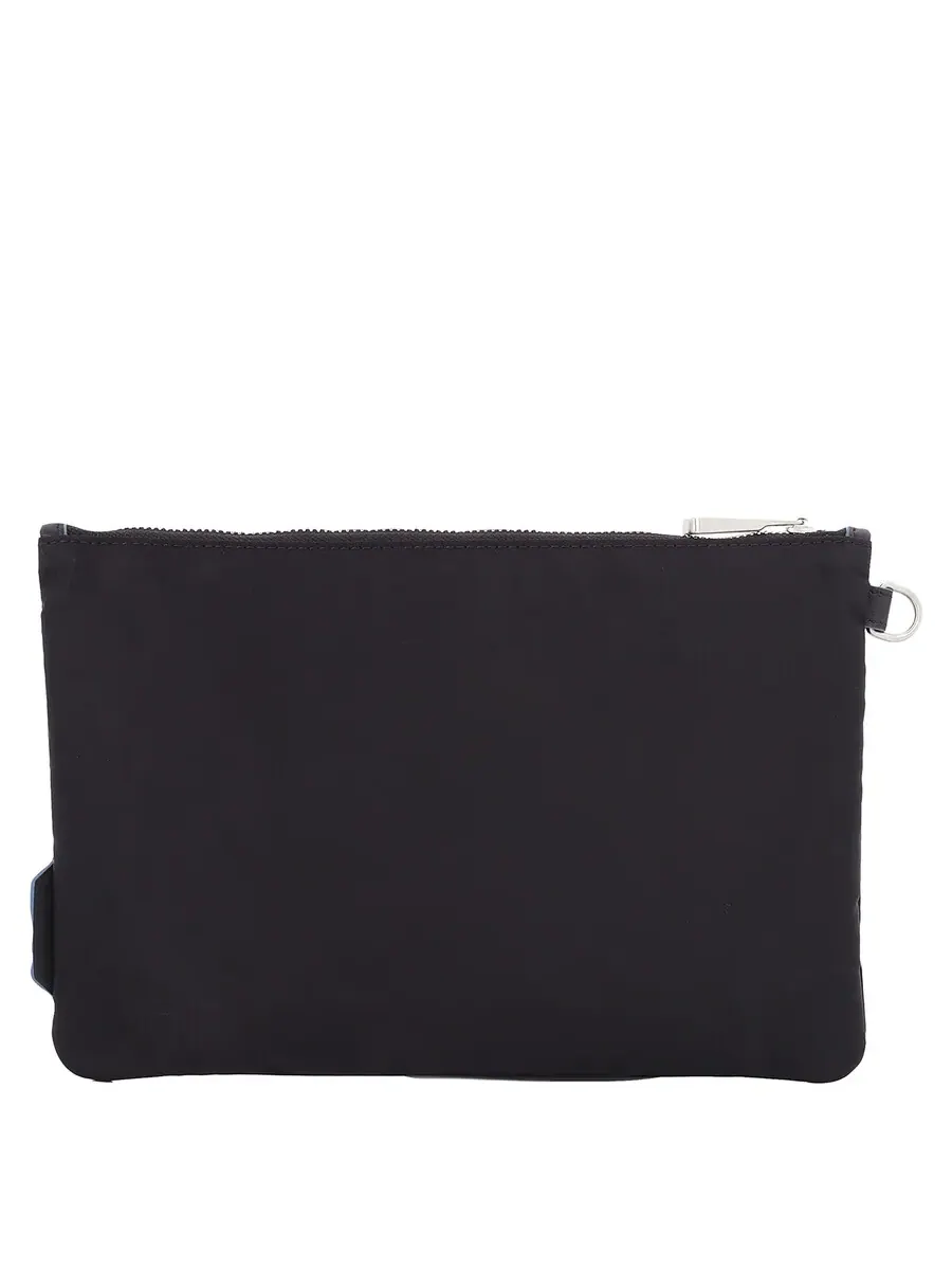 Сумка Montblanc Black Blue Nylon Spirit Medium Pouch — 3