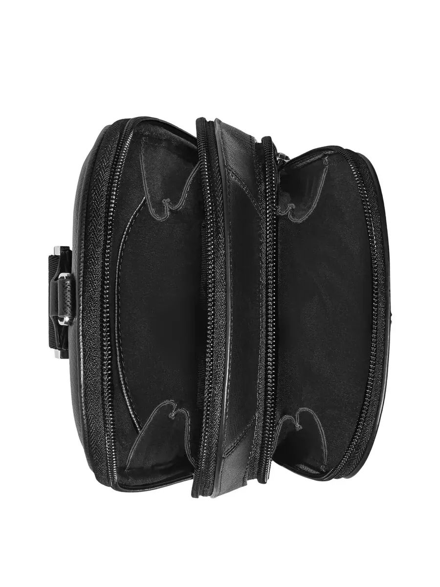 Сумка Montblanc Black Sartorial из кожи через плечо — 3