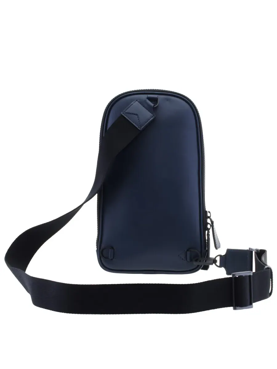 Кожаная сумка через плечо MontBlanc Ink Blue Extreme 3.0 из бычьей кожи — 3