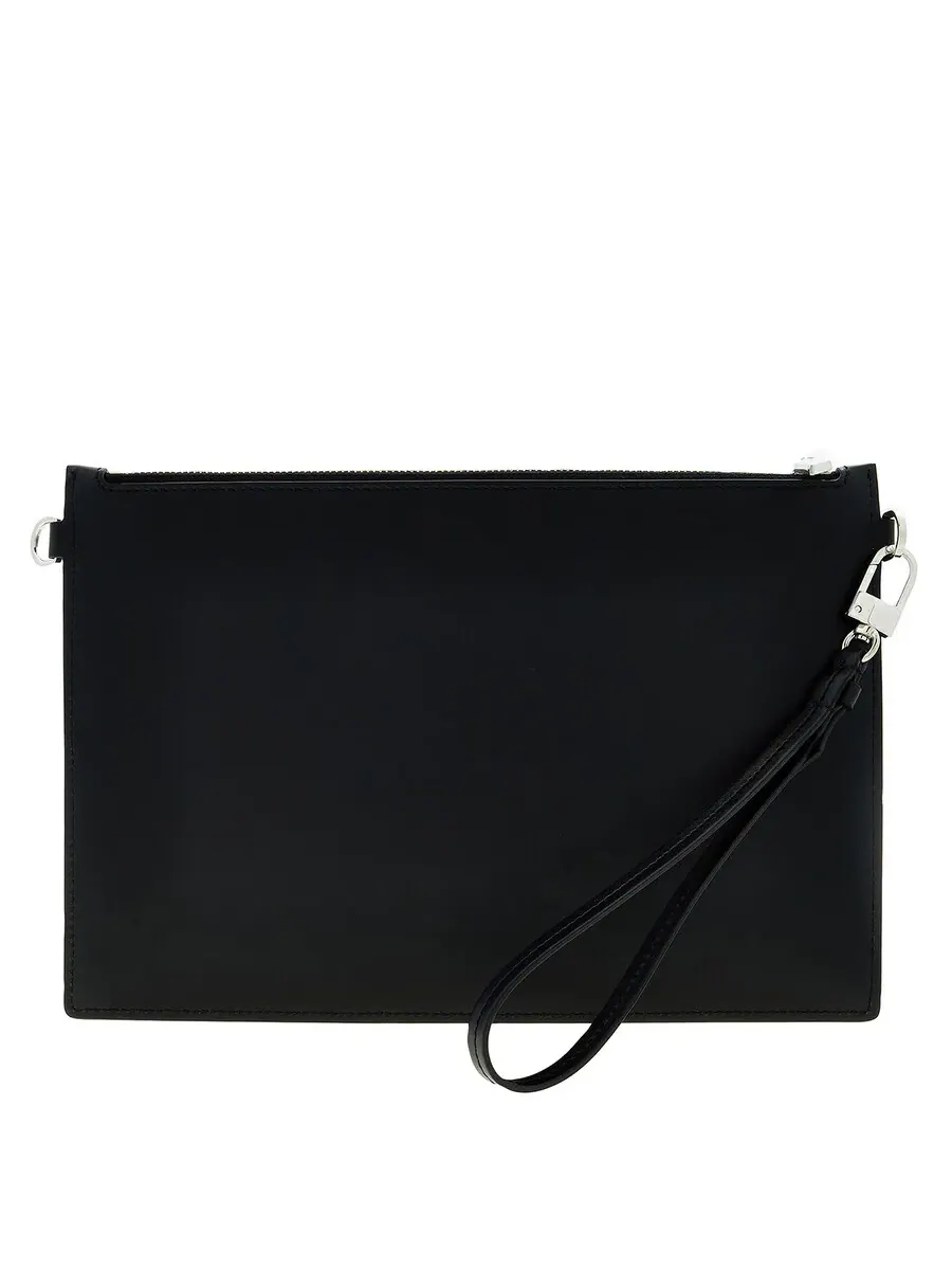 Сумка Montblanc Meisterstuck Leather Pouch — изображение 3 из 4, черный