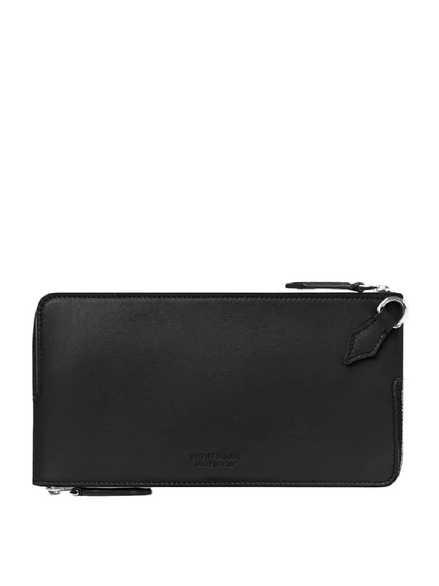 Сумка Montblanc Smartphone Leather Pouch — изображение 2 из 3, черный