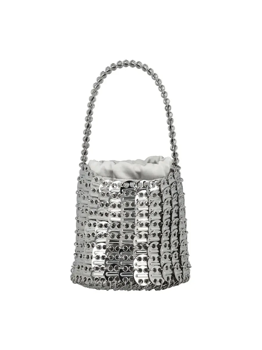 Сумка-ведро Paco Rabanne 1969 с детальной проработкой диска