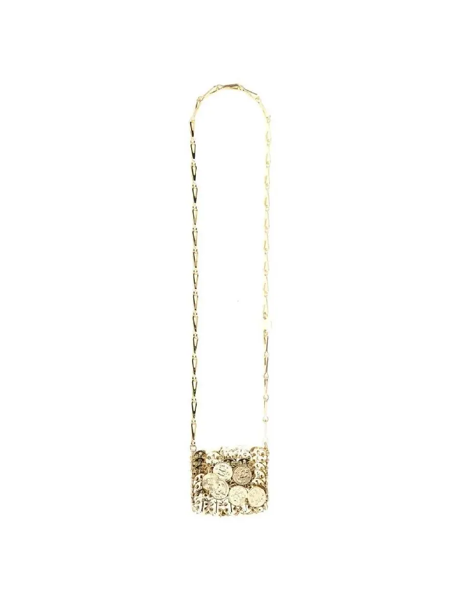 Paco Rabanne Gold 1969 Медали Микро Сумка — золотистый