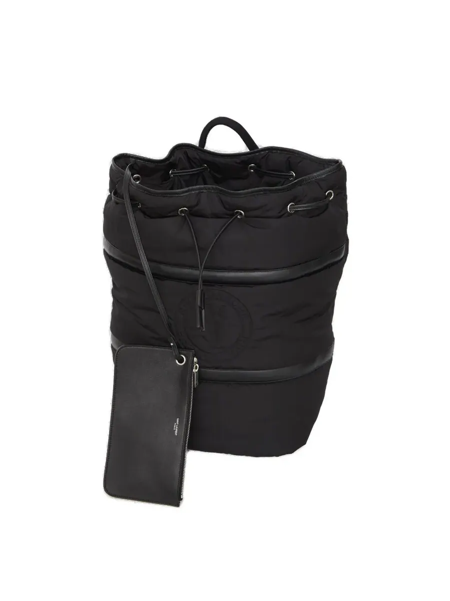 Сумка через плечо Saint Laurent Rive Gauche из Econyl — изображение 2 из 3, черный
