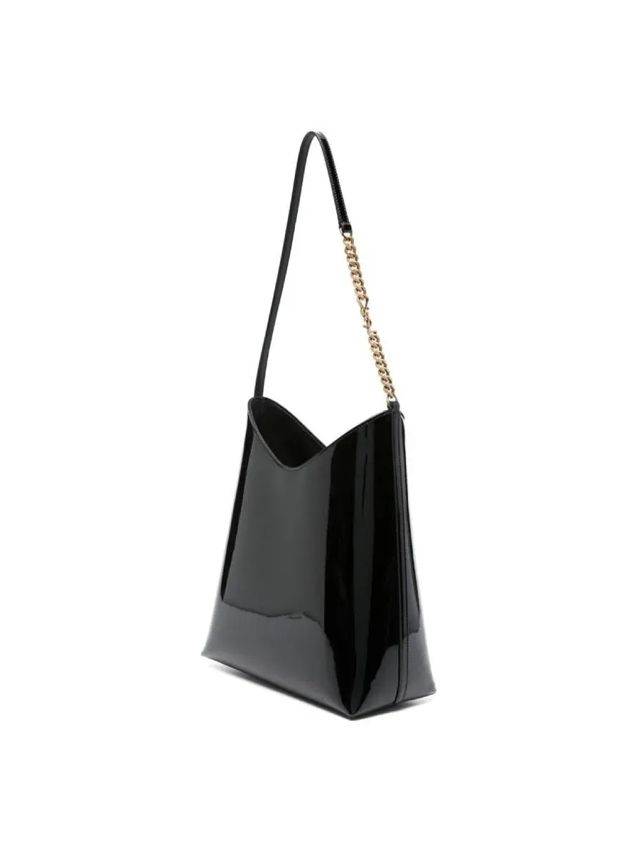 Мини-сумка Saint Laurent Mini Rendez-Vous через плечо из кожи — изображение 2 из 3, черный