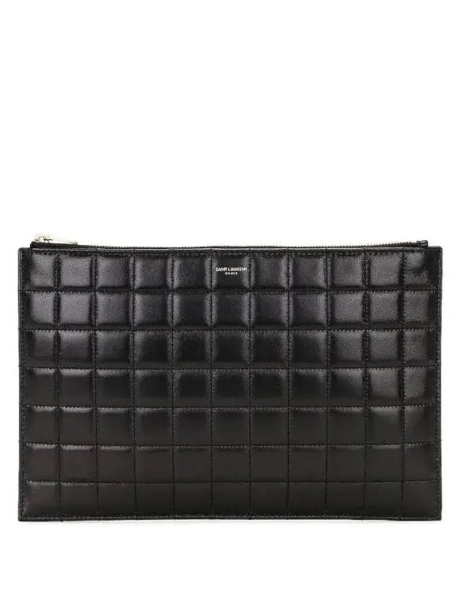 Сумка Saint Laurent Quilted Leather Tablet Pouch