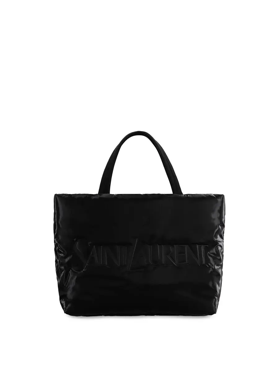 Сумка-тоут Saint Laurent из стеганого нейлона