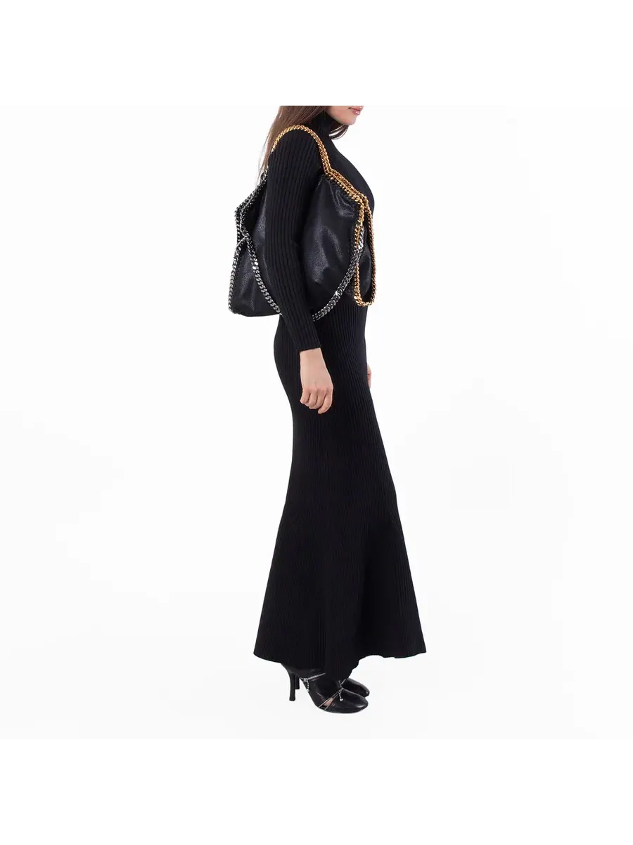 Черная сумка-тоут Stella McCartney Piccola Falabella — изображение 2 из 6, черный