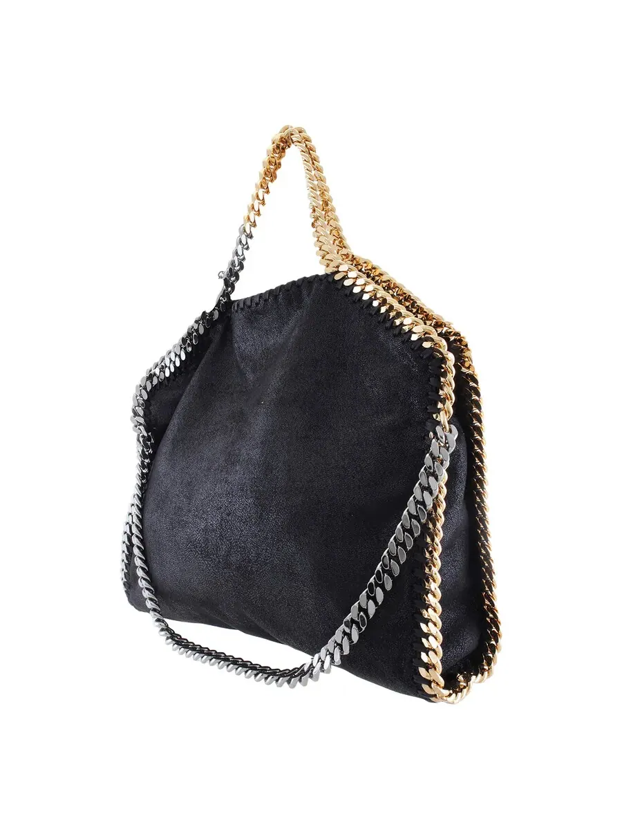 Черная сумка-тоут Stella McCartney Piccola Falabella — изображение 4 из 6, черный