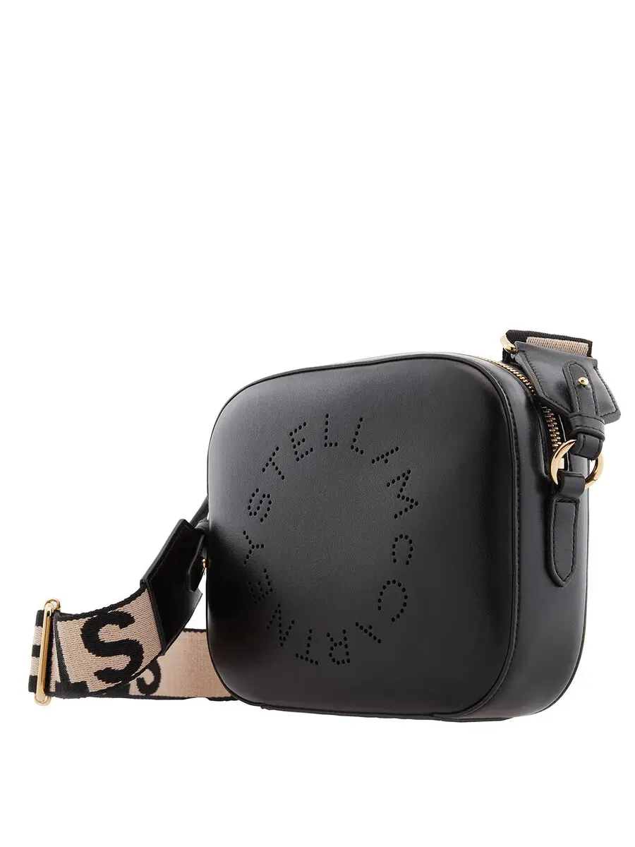 Сумка для камеры Stella McCartney с перфорированным логотипом Stella — изображение 3 из 5, черный